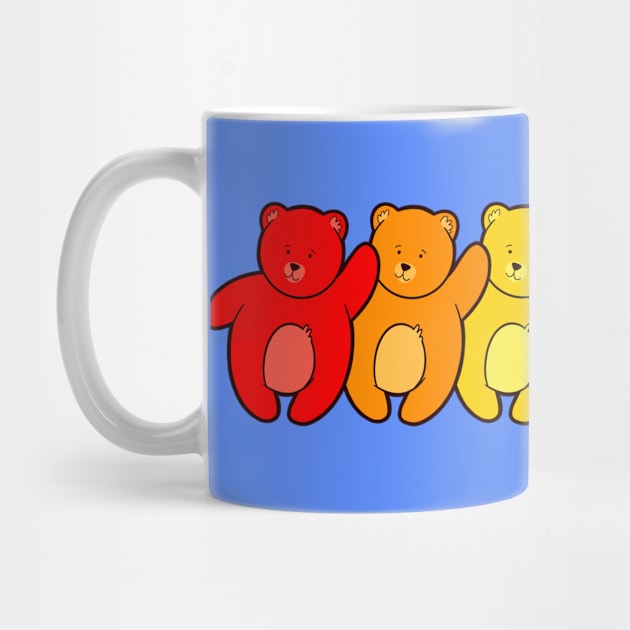 Gay Bear Rainbow Pride by LoveBurty